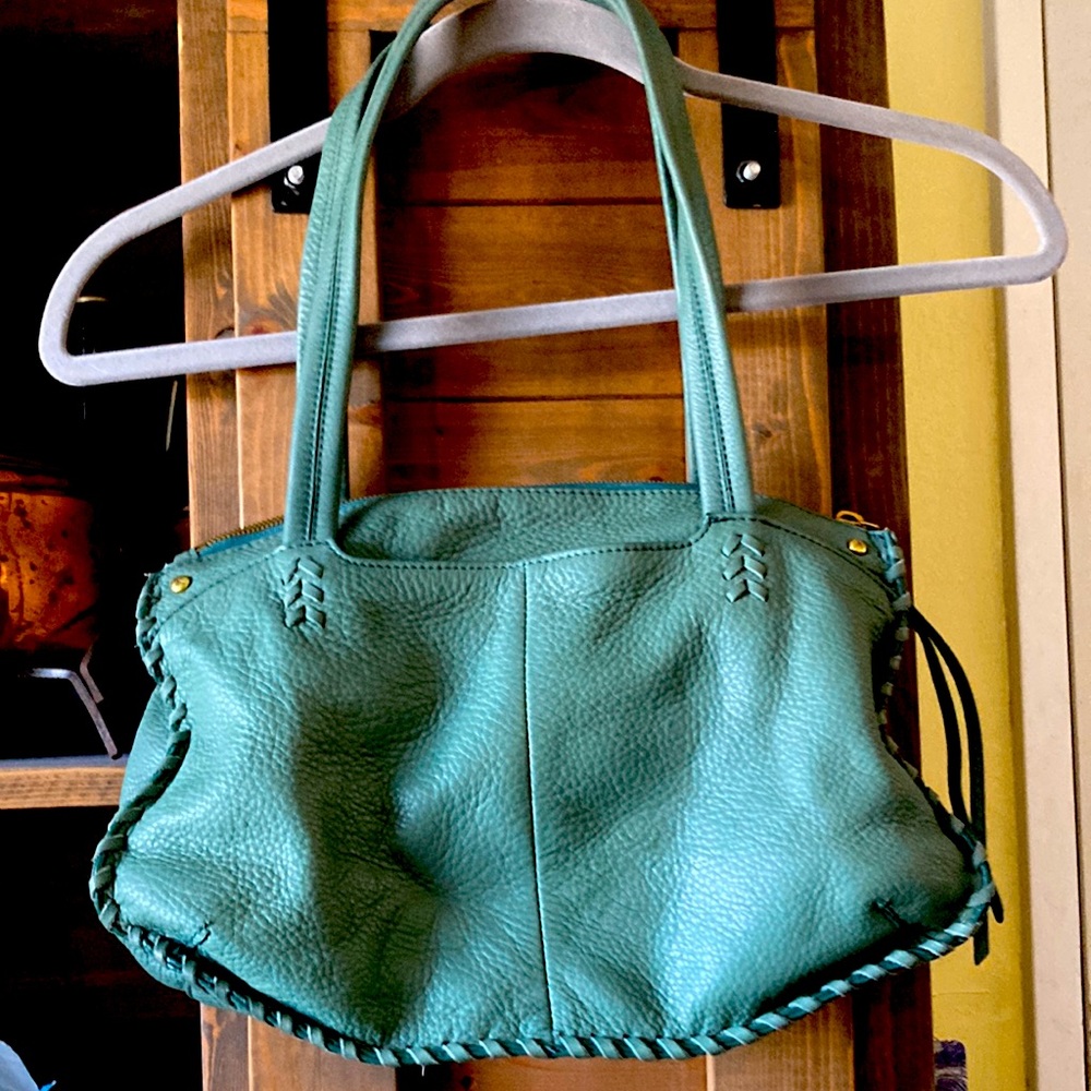 Olive green HOBO brand bag